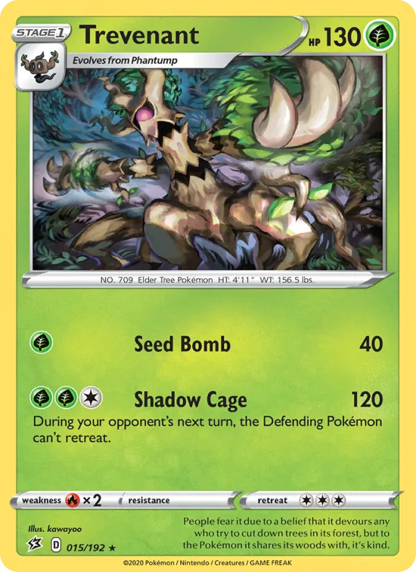 Trevenant #15 – Rebel Clash card