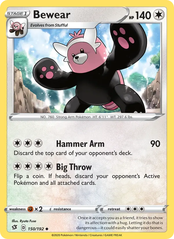 Bewear #150 – Rebel Clash card