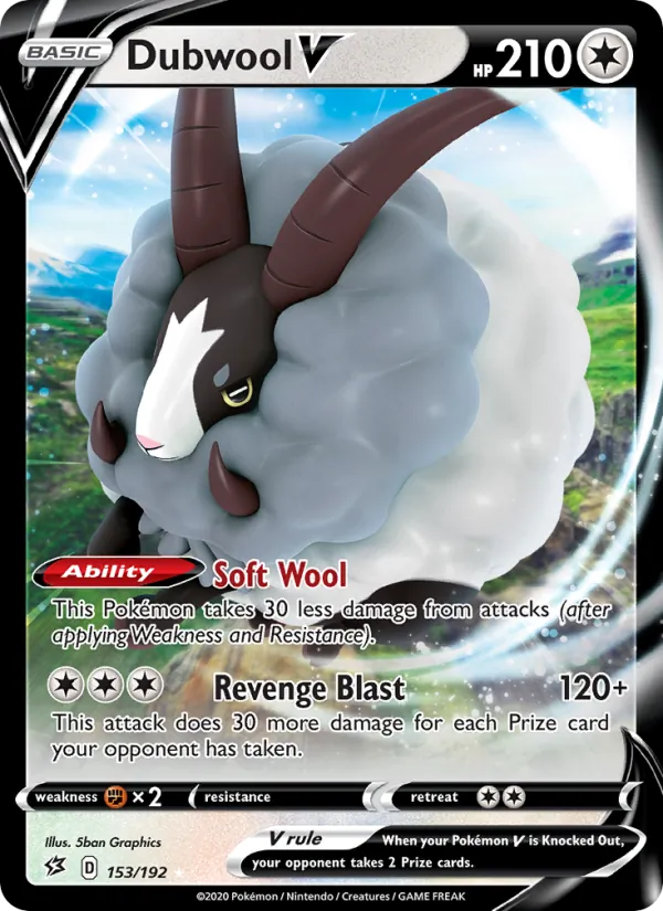 Dubwool V #153 – Rebel Clash card