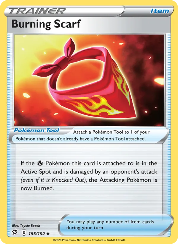 Burning Scarf #155 – Rebel Clash card