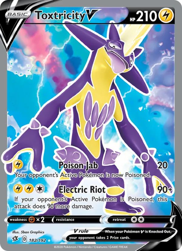 Toxtricity V #182 – Rebel Clash card