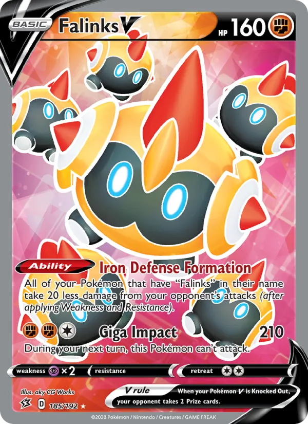 Falinks V #185 – Rebel Clash card