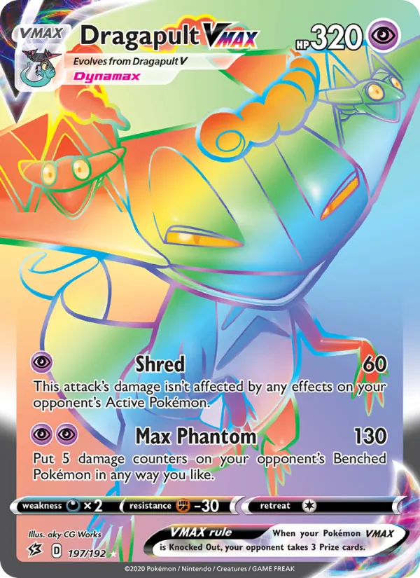 Dragapult VMAX #197 – Rebel Clash card