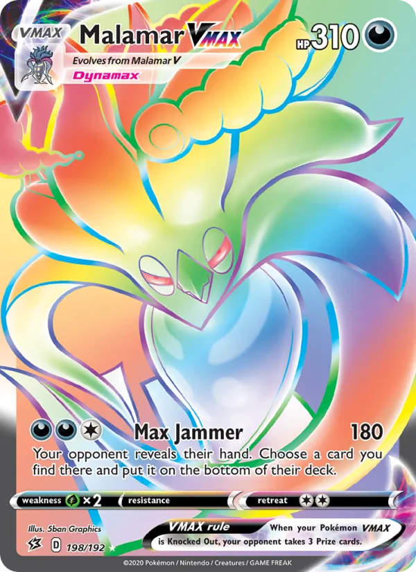 Malamar VMAX #198 – Rebel Clash card
