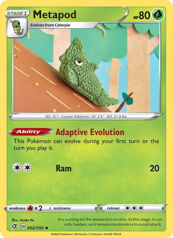 Metapod #2 – Rebel Clash card
