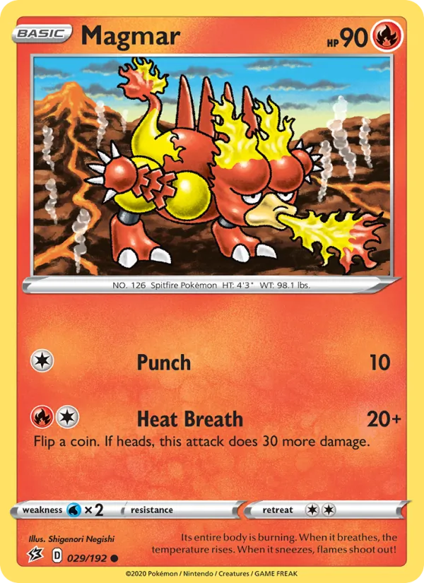 Magmar #29 – Rebel Clash card