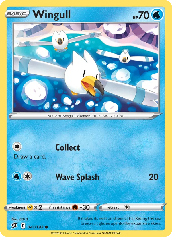 Wingull #41 – Rebel Clash card