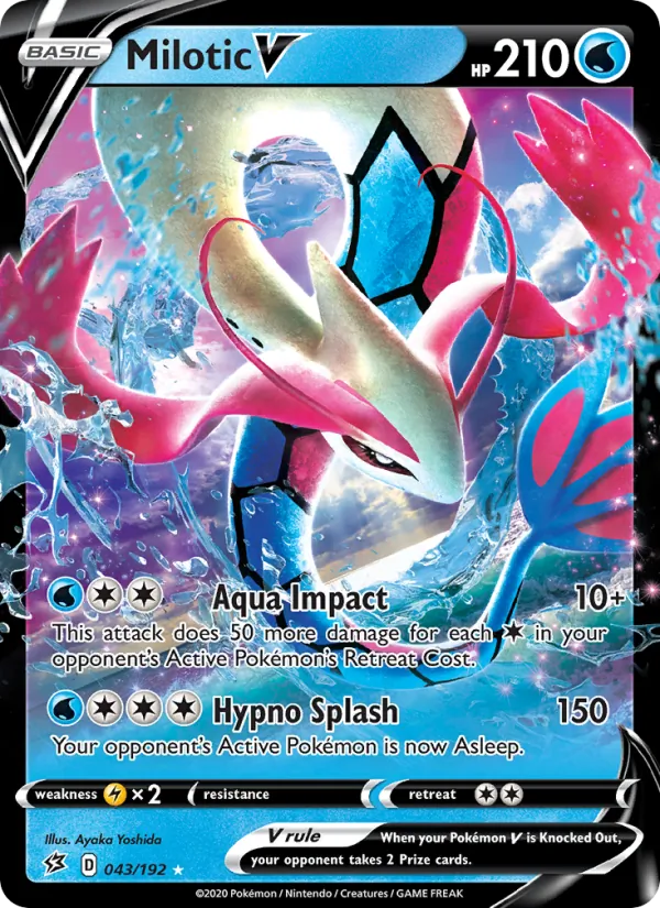 Milotic V #43 – Rebel Clash card