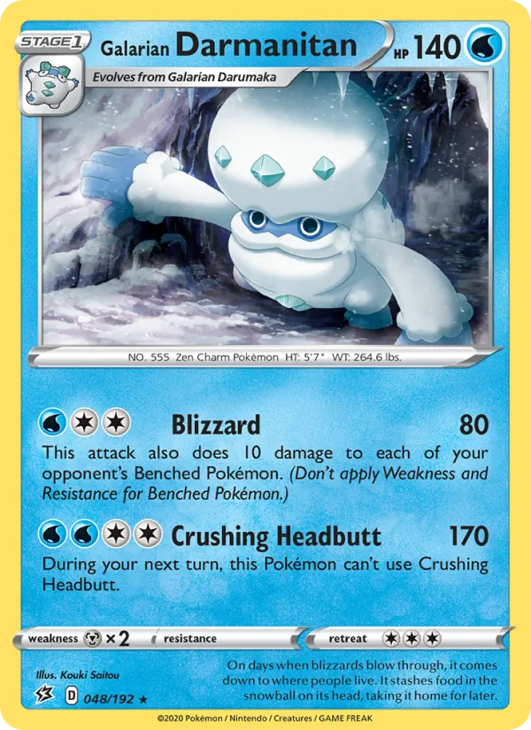 Galarian Darmanitan #48 – Rebel Clash card