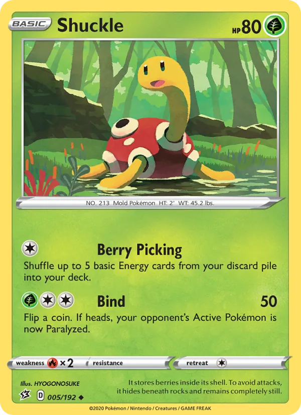 Shuckle #5 – Rebel Clash card