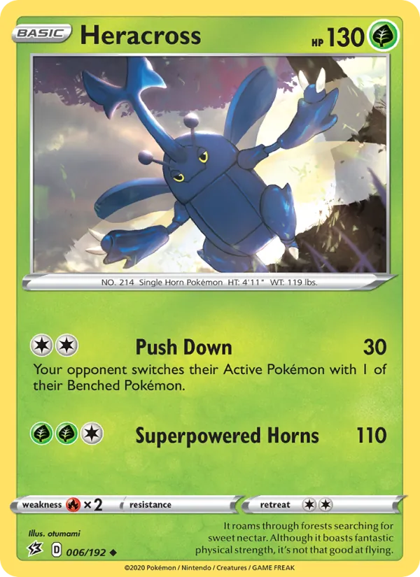 Heracross #6 – Rebel Clash card