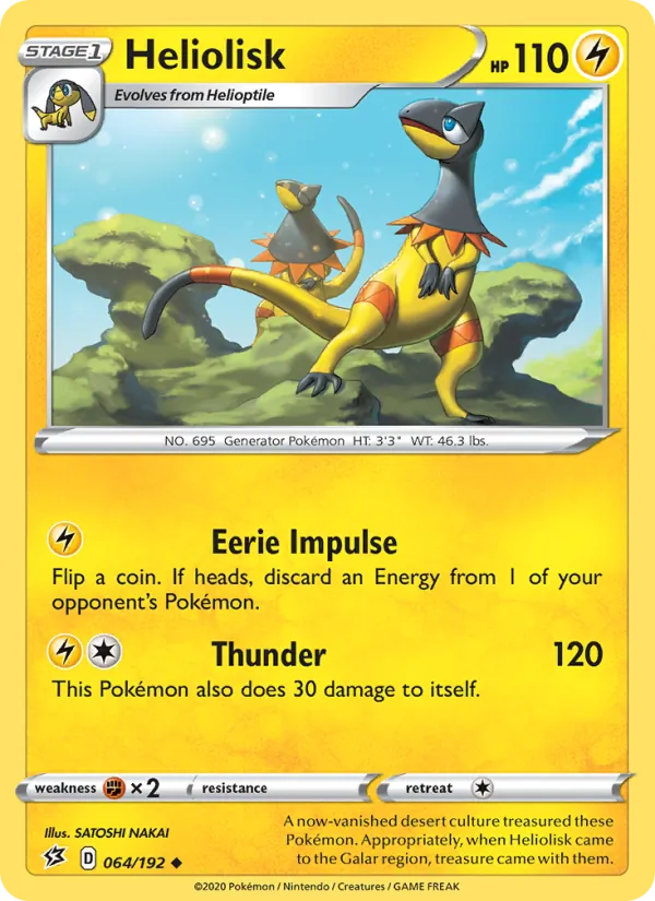 Heliolisk #64 – Rebel Clash card