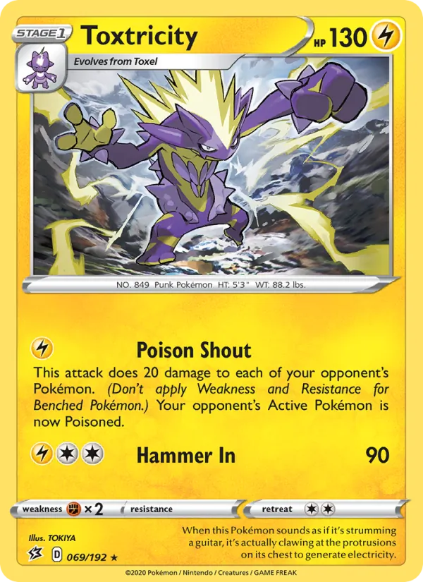 Toxtricity #69 – Rebel Clash card