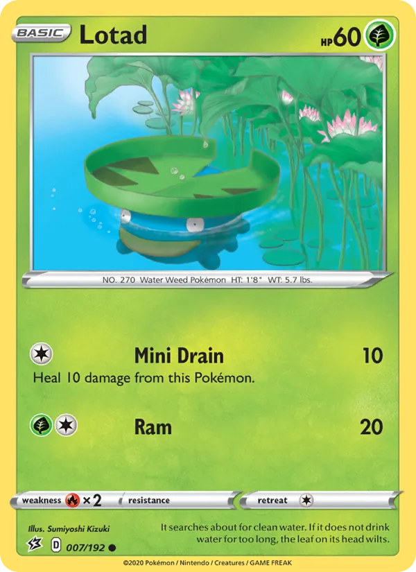 Lotad #7 – Rebel Clash card