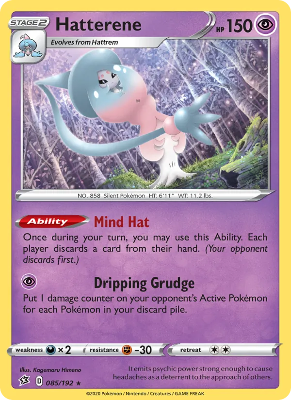 Hatterene #85 – Rebel Clash card