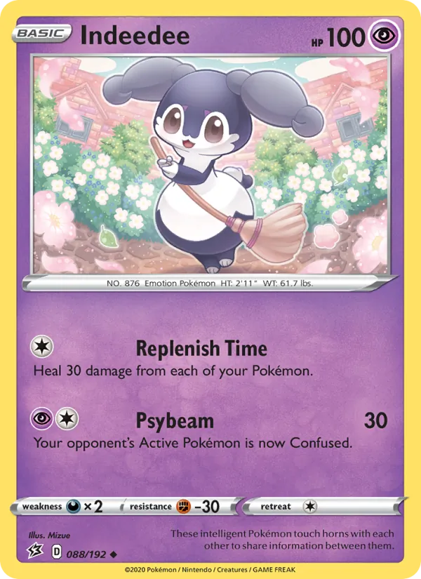 Indeedee #88 – Rebel Clash card