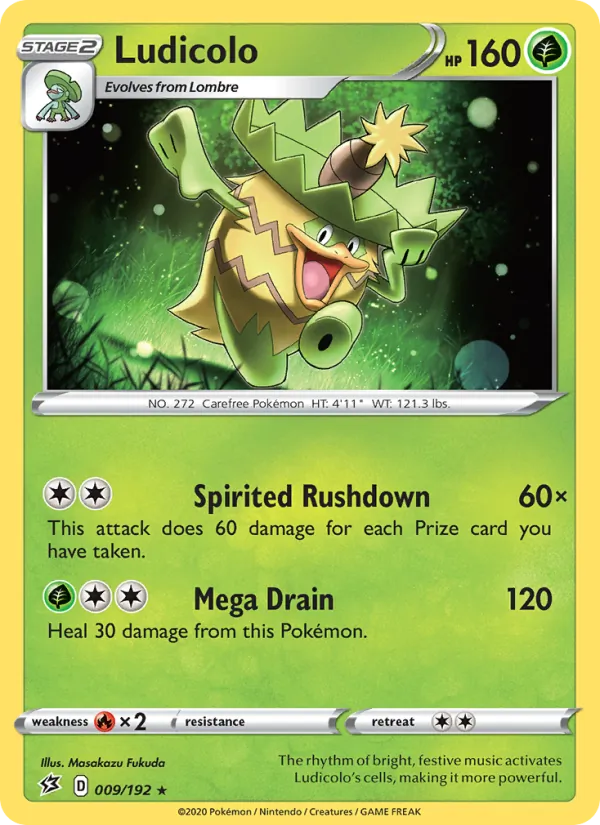 Ludicolo #9 – Rebel Clash card