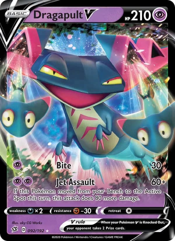 Dragapult V #92 – Rebel Clash card