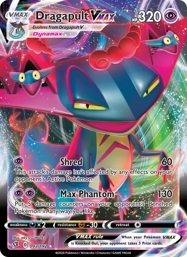 Dragapult VMAX #93 – Rebel Clash card