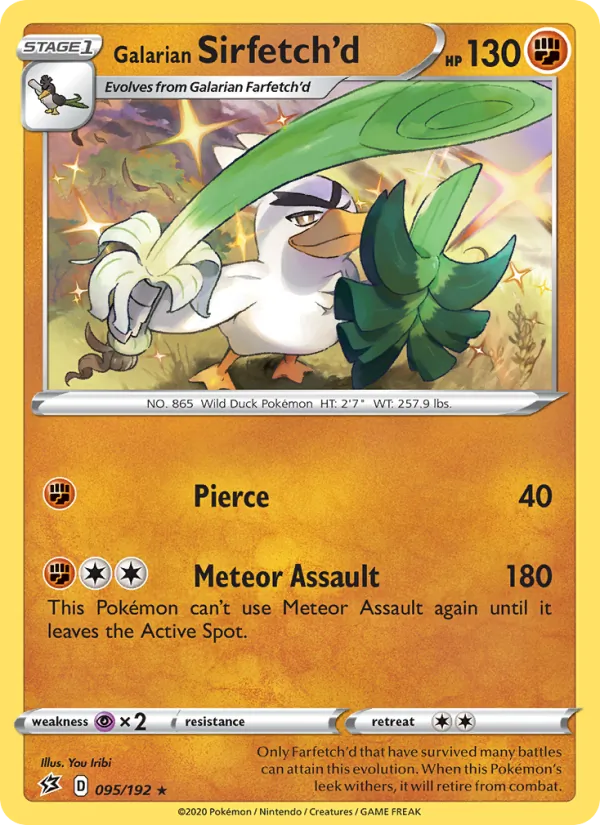 Galarian Sirfetch'd #95 – Rebel Clash card