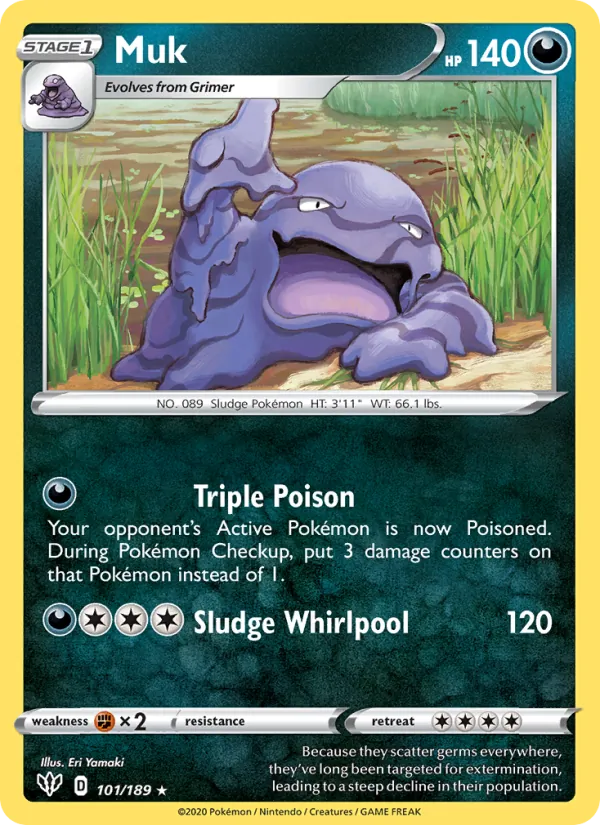 Muk #101 – Darkness Ablaze card