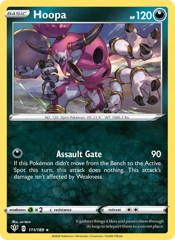 Hoopa #111 – Darkness Ablaze card