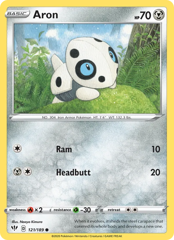 Aron #121 – Darkness Ablaze card