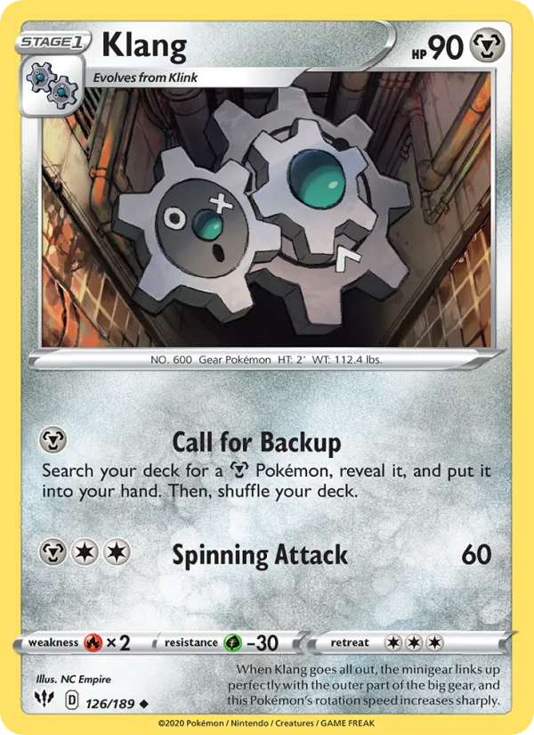 Klang #126 – Darkness Ablaze card