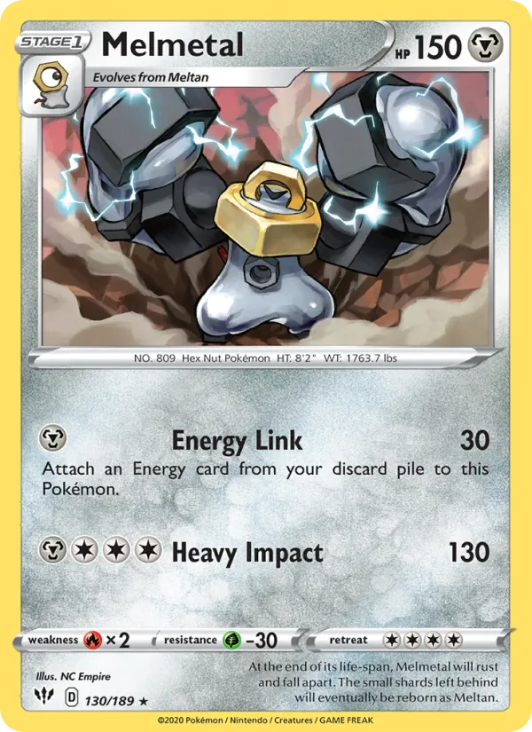 Melmetal #130 – Darkness Ablaze card