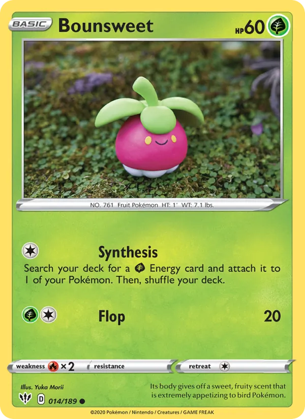 Bounsweet #14 – Darkness Ablaze card
