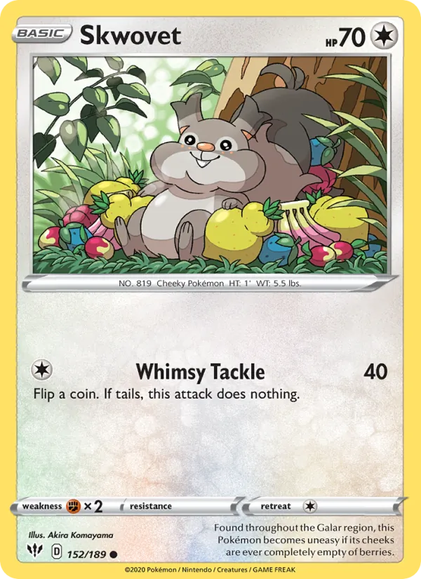 Skwovet #152 – Darkness Ablaze card