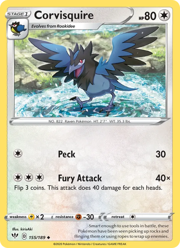 Corvisquire #155 – Darkness Ablaze card