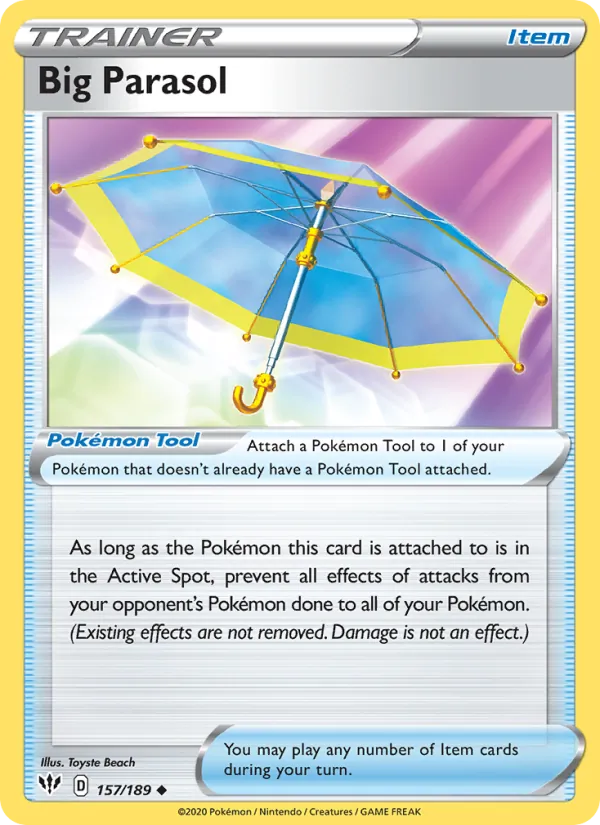 Big Parasol #157 – Darkness Ablaze card