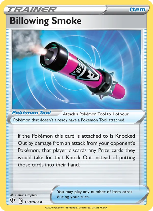 Billowing Smoke #158 – Darkness Ablaze card