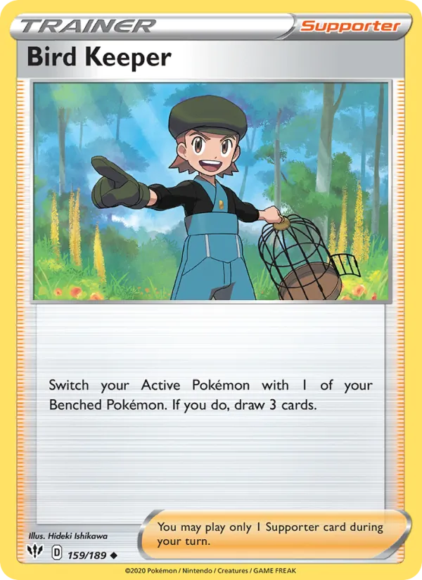 Bird Keeper #159 – Darkness Ablaze card