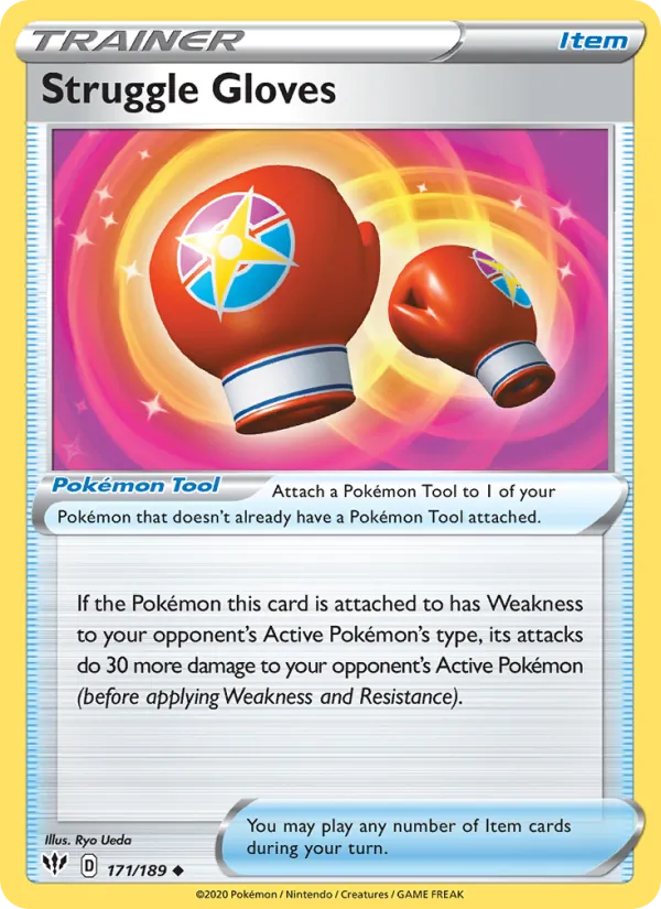 Struggle Gloves #171 – Darkness Ablaze card