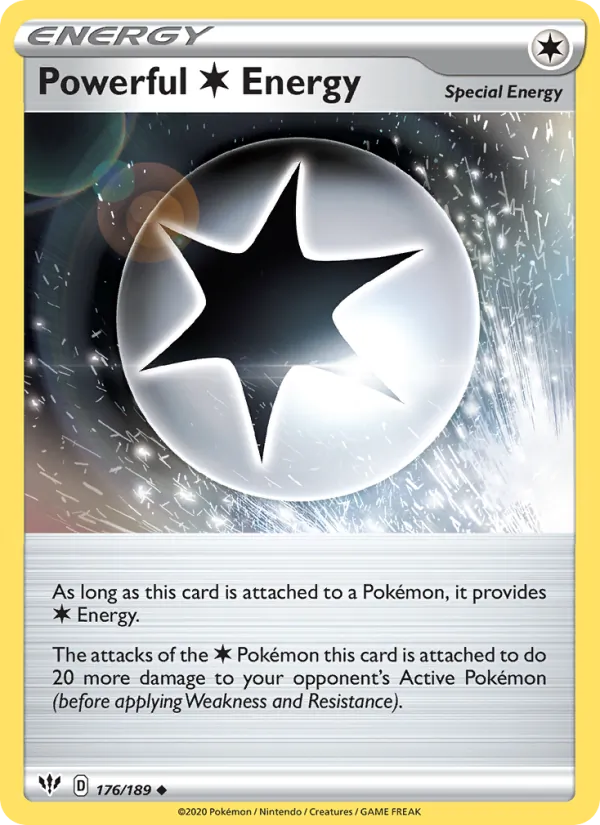 Powerful Colorless Energy #176 – Darkness Ablaze card