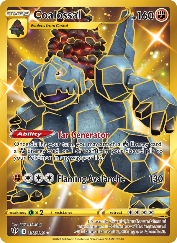 Coalossal #198 – Darkness Ablaze card