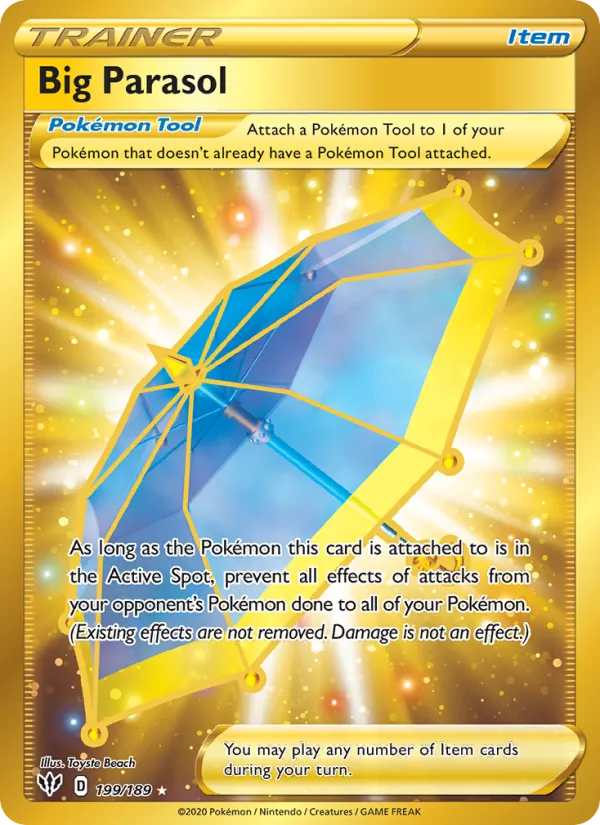 Big Parasol #199 – Darkness Ablaze card