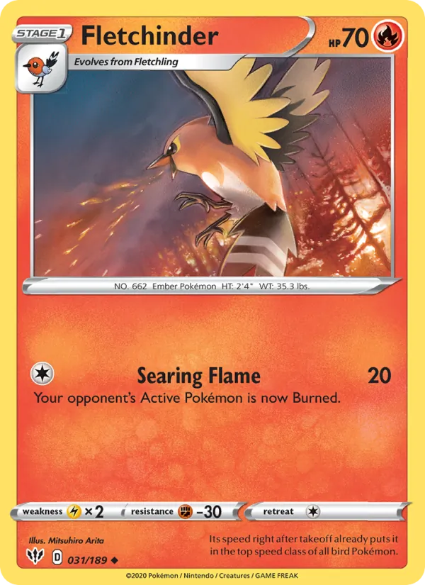 Fletchinder #31 – Darkness Ablaze card