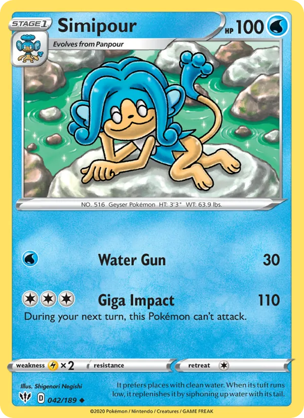 Simipour #42 – Darkness Ablaze card