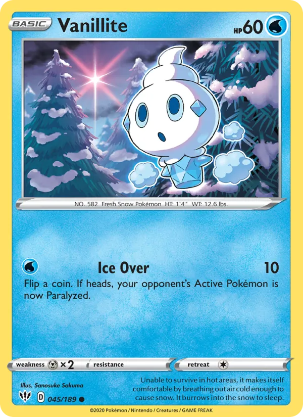 Vanillite #45 – Darkness Ablaze card
