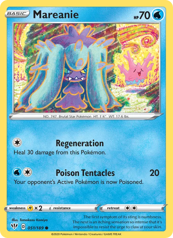 Mareanie #51 – Darkness Ablaze card