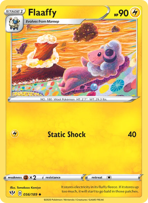 Flaaffy #56 – Darkness Ablaze card