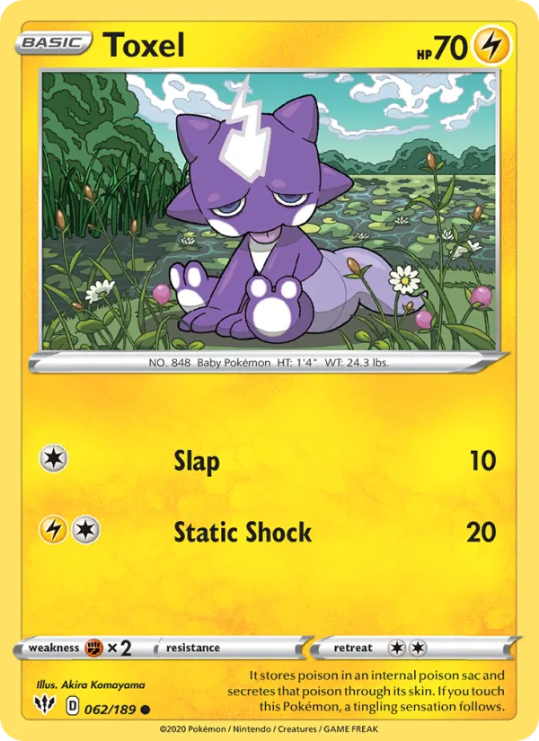 Toxel #62 – Darkness Ablaze card