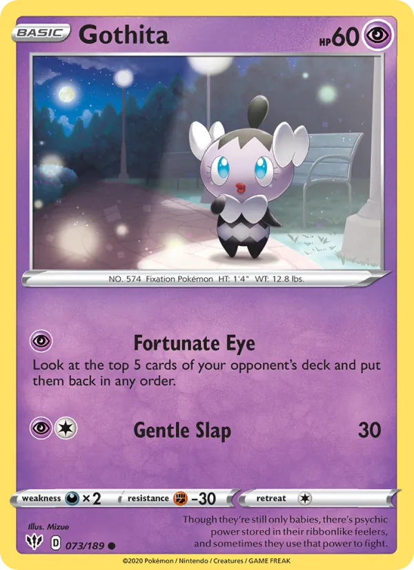 Gothita #73 – Darkness Ablaze card