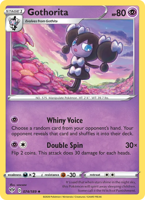 Gothorita #74 – Darkness Ablaze card
