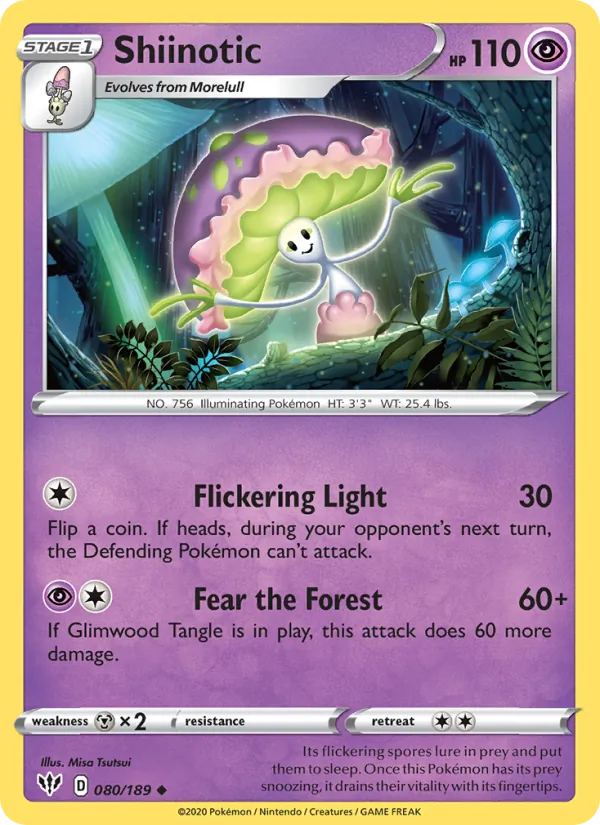 Shiinotic #80 – Darkness Ablaze card
