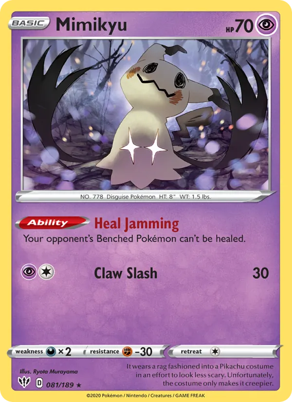 Mimikyu #81 – Darkness Ablaze card