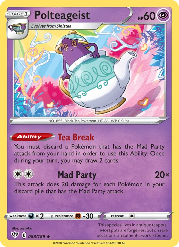 Polteageist #83 – Darkness Ablaze card